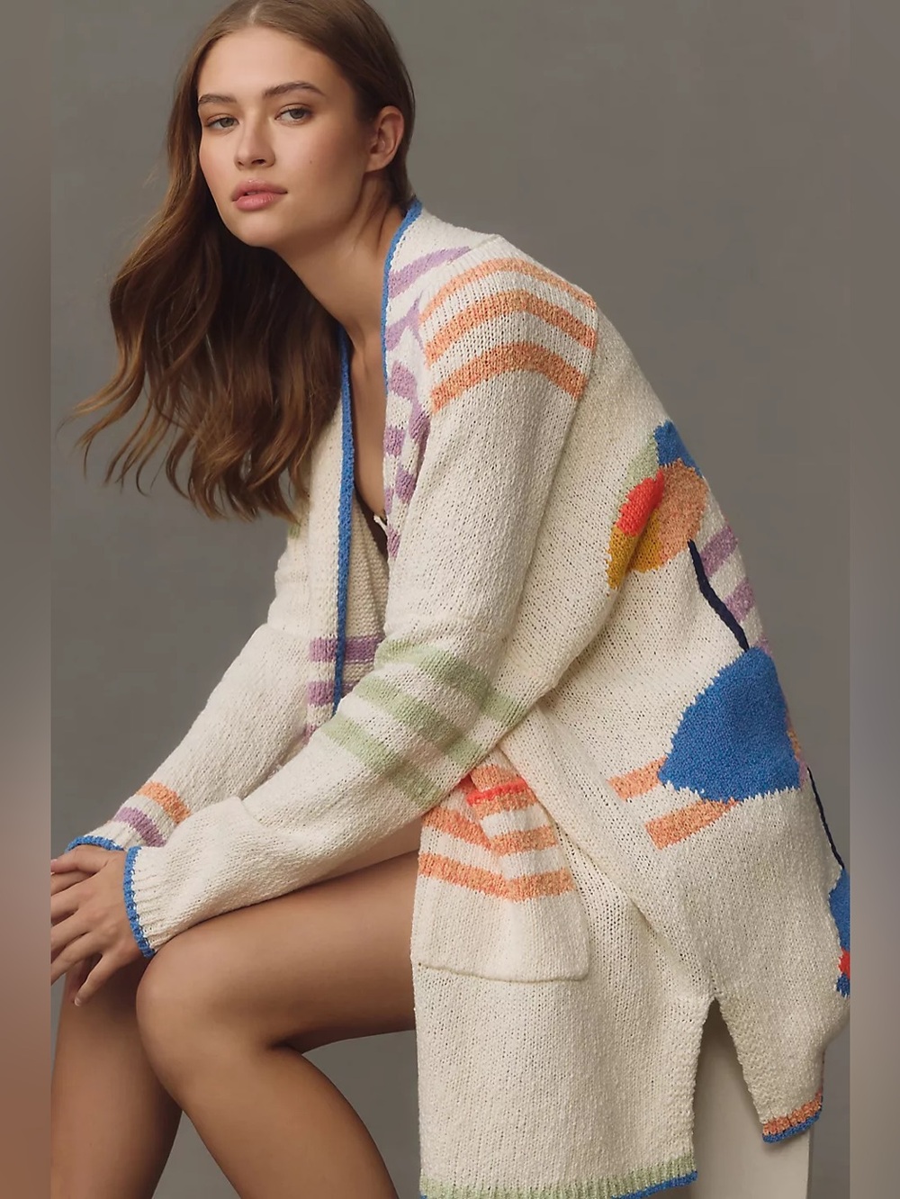 NWT Size XS/S - Anthropologie Cotton Maeve Umbrella Cardigan Sweater